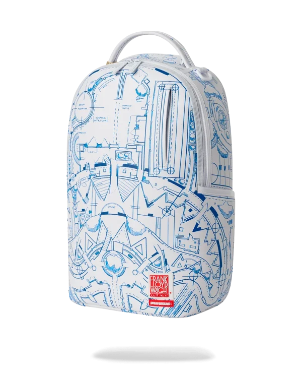 FRANK LLOYD WRIGHT COLLAB ARCHITECTURAL DRAWING BACKPACK