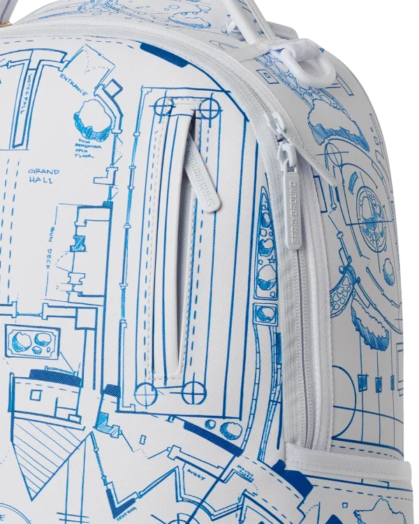 FRANK LLOYD WRIGHT COLLAB ARCHITECTURAL DRAWING BACKPACK