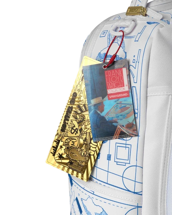 FRANK LLOYD WRIGHT COLLAB ARCHITECTURAL DRAWING BACKPACK