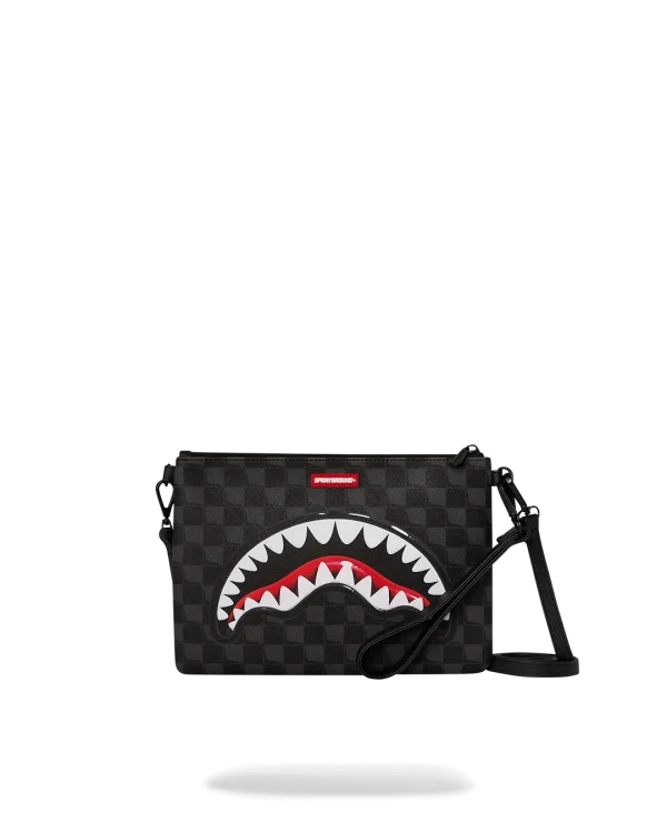 SHARKS IN PARIS HYPER PUFF CROSSOVER CLUTCH