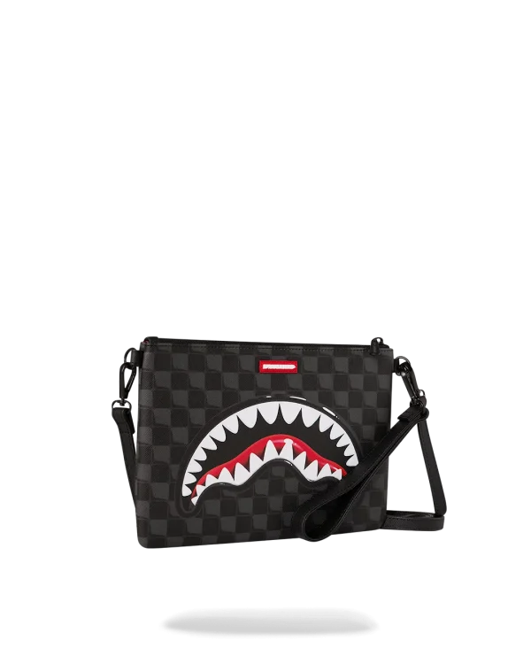 SHARKS IN PARIS HYPER PUFF CROSSOVER CLUTCH