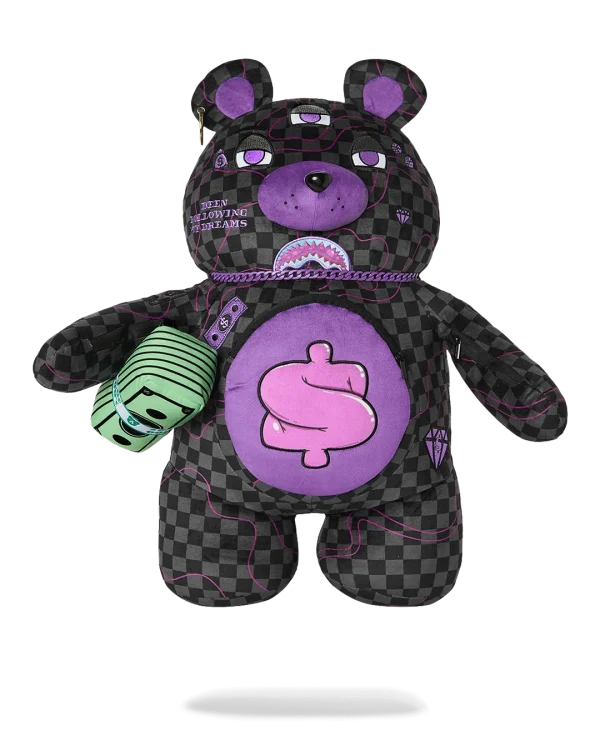 PURPLE SLIME SHARK MONEYBEAR BACKPACK