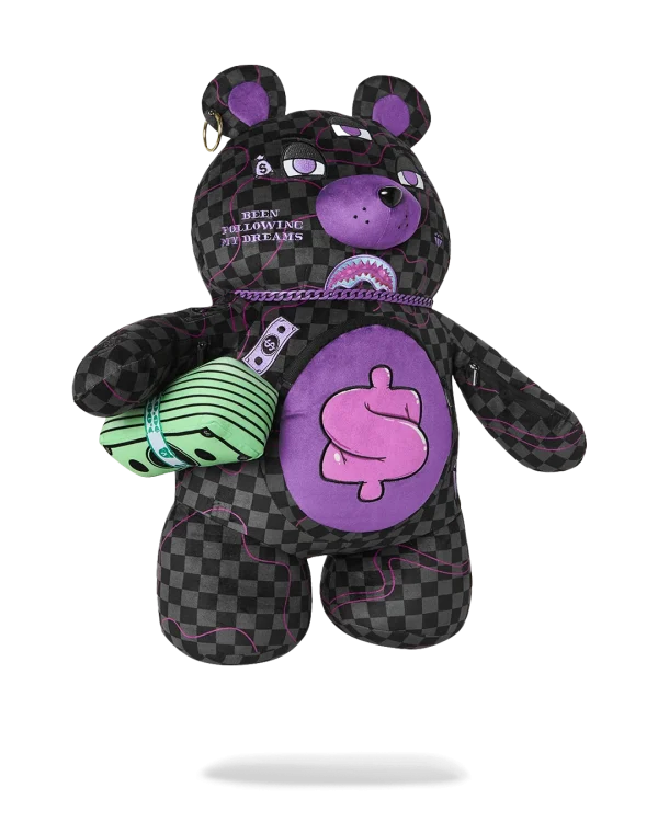PURPLE SLIME SHARK MONEYBEAR BACKPACK