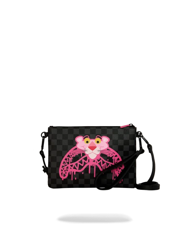 PINK PANTHER DIAMOND SHARK CROSSOVER CLUTCH