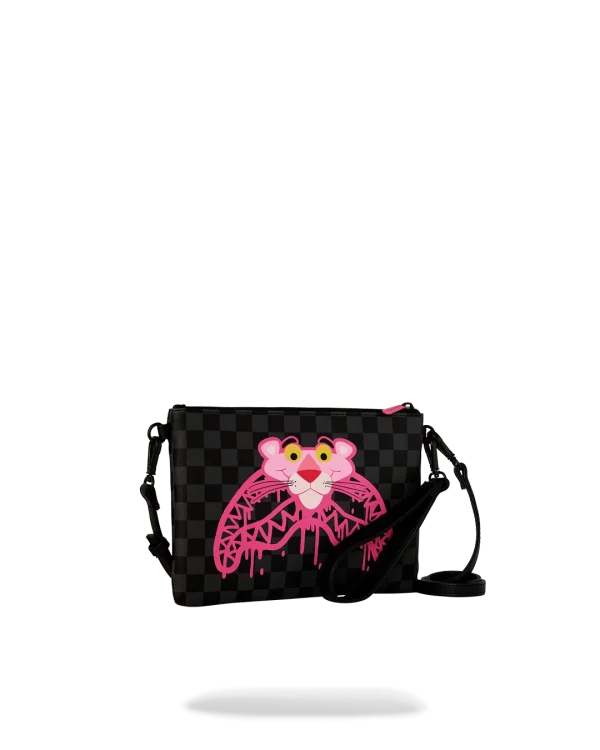 PINK PANTHER DIAMOND SHARK CROSSOVER CLUTCH