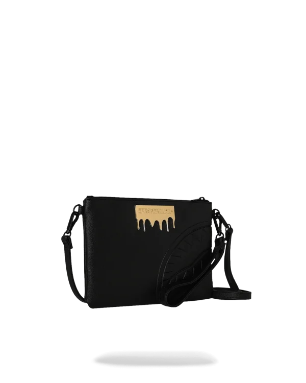 GOLD BRICK DRIP CROSSOVER CLUTCH