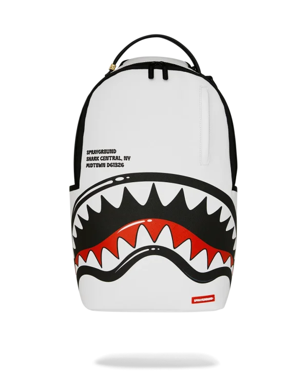 SHARK CENTRAL BUBBLE SHARK (WHT) BACKPACK