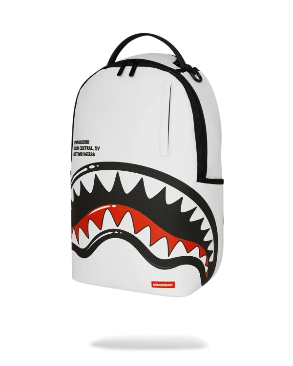 SHARK CENTRAL BUBBLE SHARK (WHT) BACKPACK