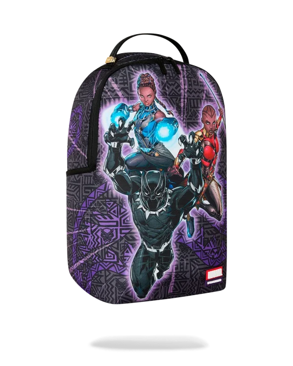 BLACK PANTHER OFFICIAL COLLAB - NEVER BACK DOWN BACKPACK