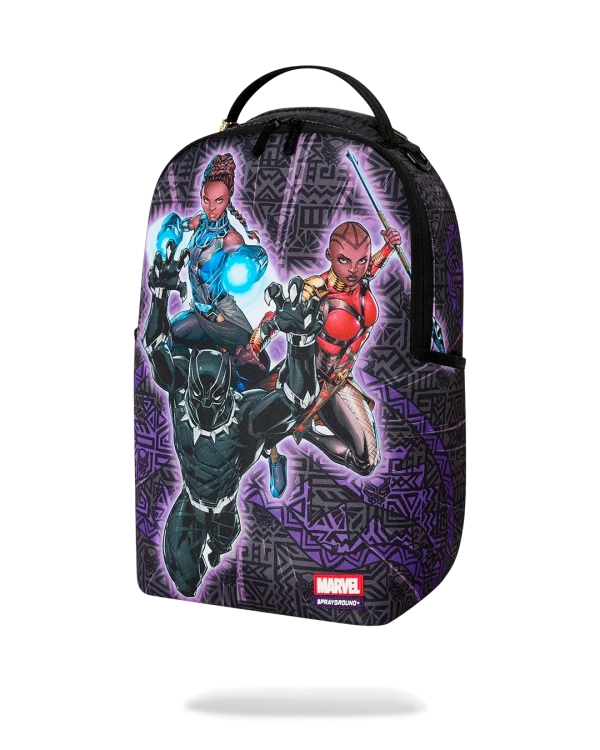 BLACK PANTHER OFFICIAL COLLAB - NEVER BACK DOWN BACKPACK