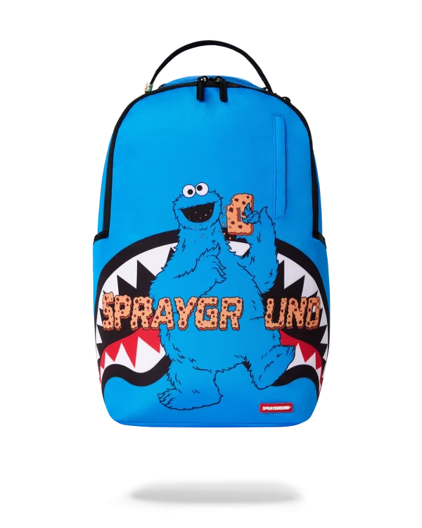 SESAME STREET COOKIE MONSTER TAKE A BITE BACKPACK