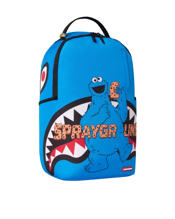 SESAME STREET COOKIE MONSTER TAKE A BITE BACKPACK