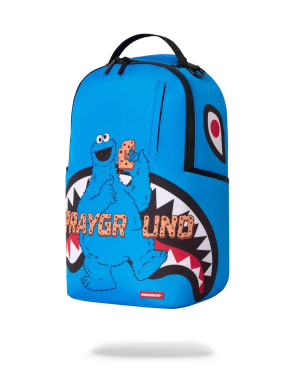 SESAME STREET COOKIE MONSTER TAKE A BITE BACKPACK