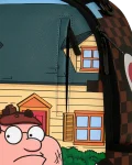 FAMILY GUY PETER CLUMSY BACKPACK
