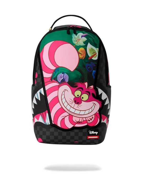 DISNEY ALICE IN WONDERLAND CHESHIRE CAT MAD SHARK  BACKPACK