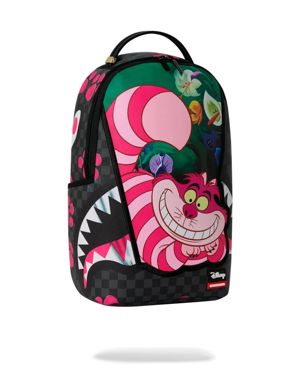 DISNEY ALICE IN WONDERLAND CHESHIRE CAT MAD SHARK  BACKPACK