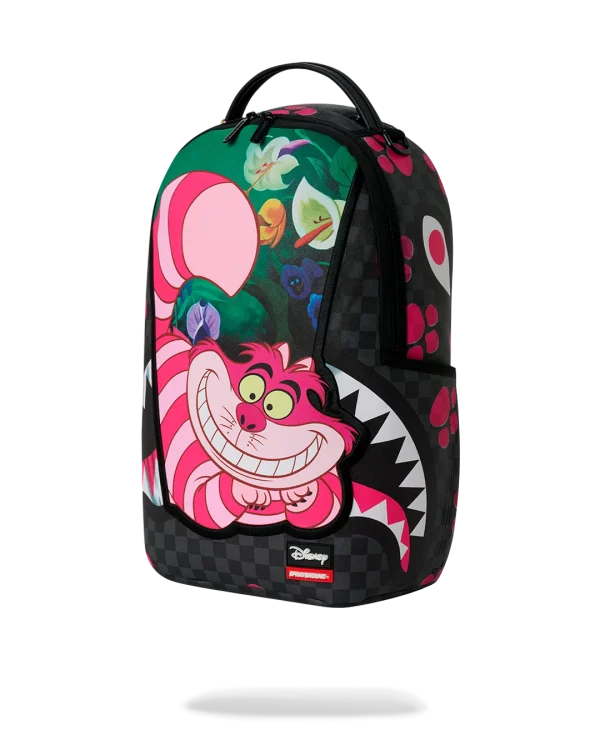DISNEY ALICE IN WONDERLAND CHESHIRE CAT MAD SHARK  BACKPACK