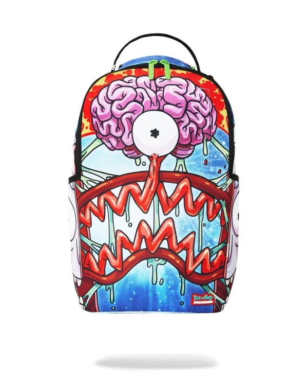 RICK AND MORTY SPLIT RICK HEAD GUTS BACKPACK