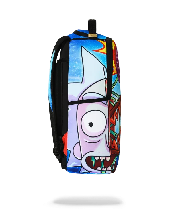 RICK AND MORTY SPLIT RICK HEAD GUTS BACKPACK