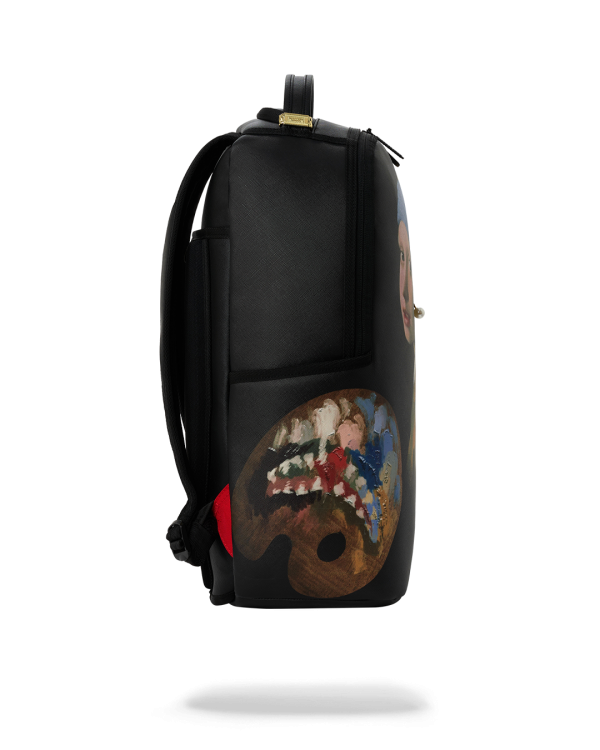 MAURITSHUIS MUSEUM SHARK PALETTE GIRL WITH A PEARL EARRING COLLAB BACKPACK