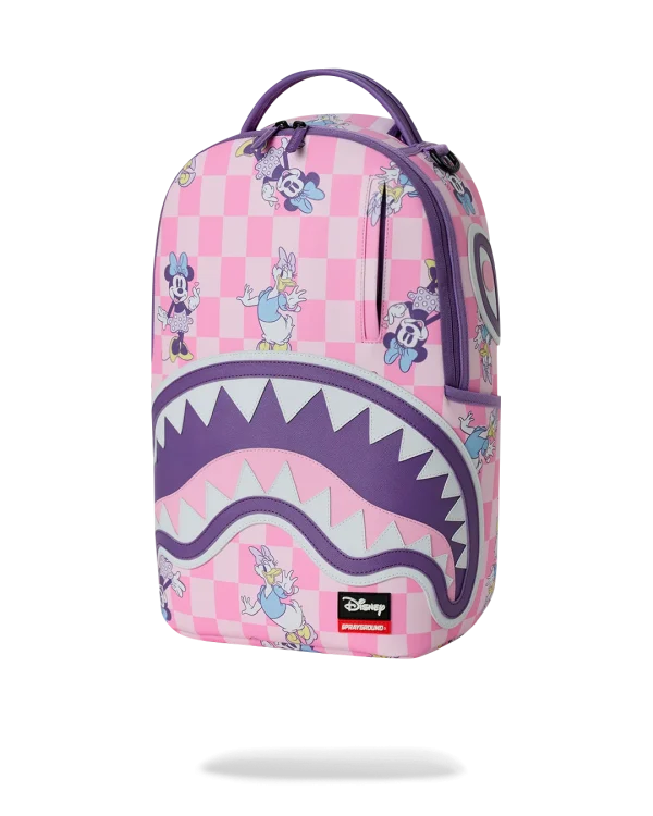 DISNEY MINNIE DAISY CHECK BACKPACK