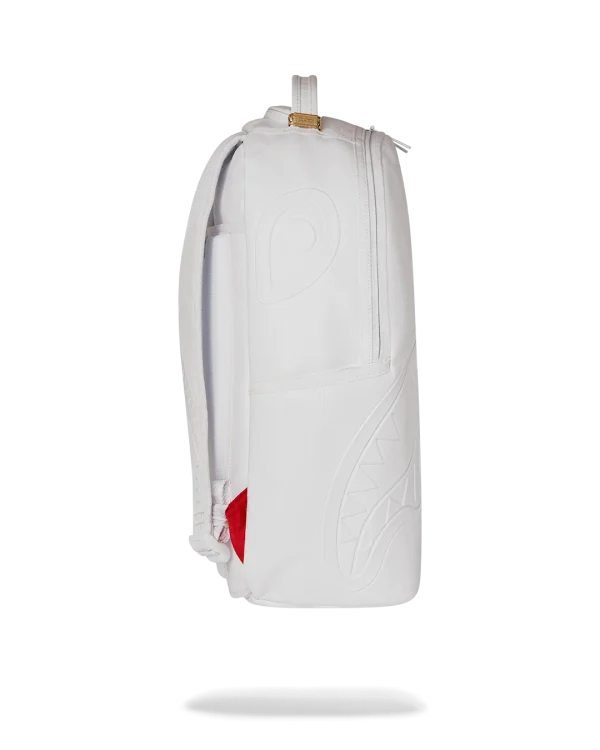 GOLD BRICK LUXE WHITE BACKPACK