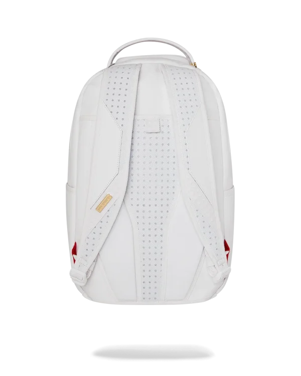 GOLD BRICK LUXE WHITE BACKPACK