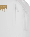 GOLD BRICK LUXE WHITE BACKPACK