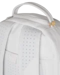 GOLD BRICK LUXE WHITE BACKPACK