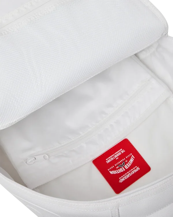 GOLD BRICK LUXE WHITE BACKPACK