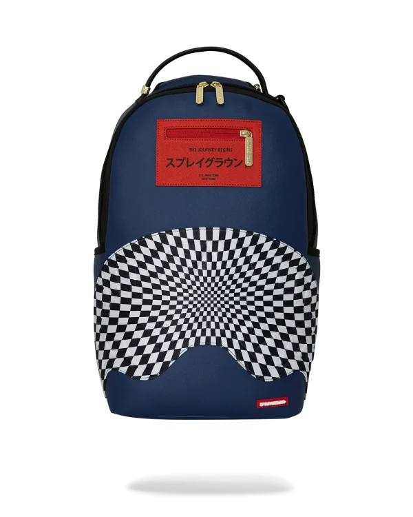 ICHIMATSU-MOY?? WARP CHECK SHARK BACKPACK