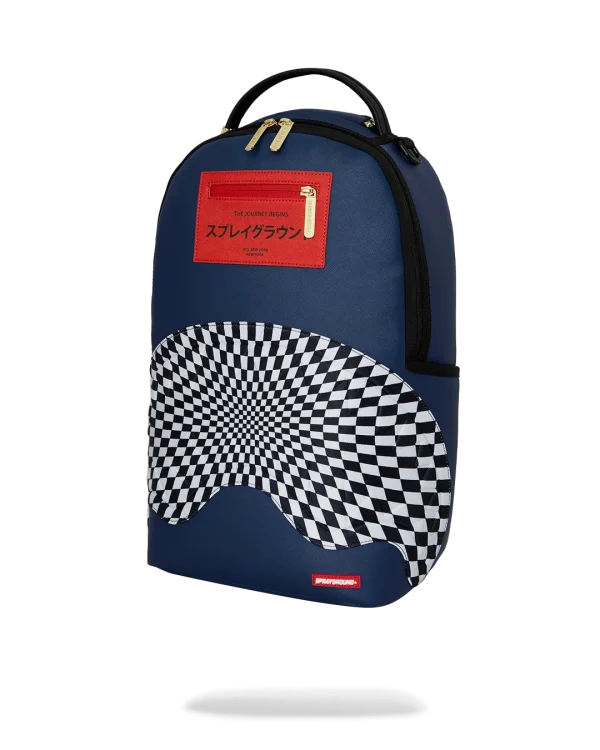 ICHIMATSU-MOY?? WARP CHECK SHARK BACKPACK