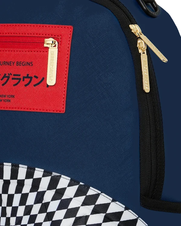 ICHIMATSU-MOY?? WARP CHECK SHARK BACKPACK