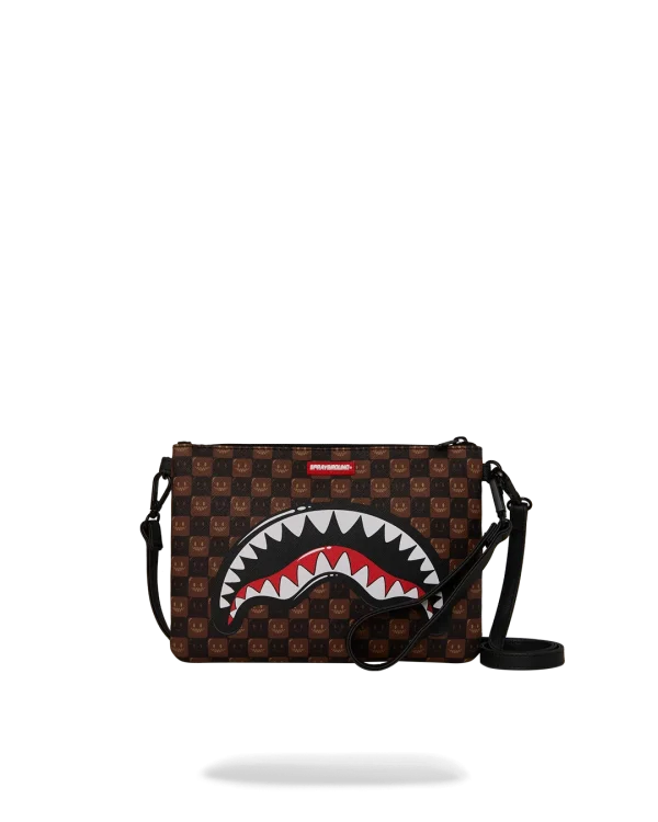 SHARKS IN PARIS GRIN & GRIND CROSSOVER CLUTCH