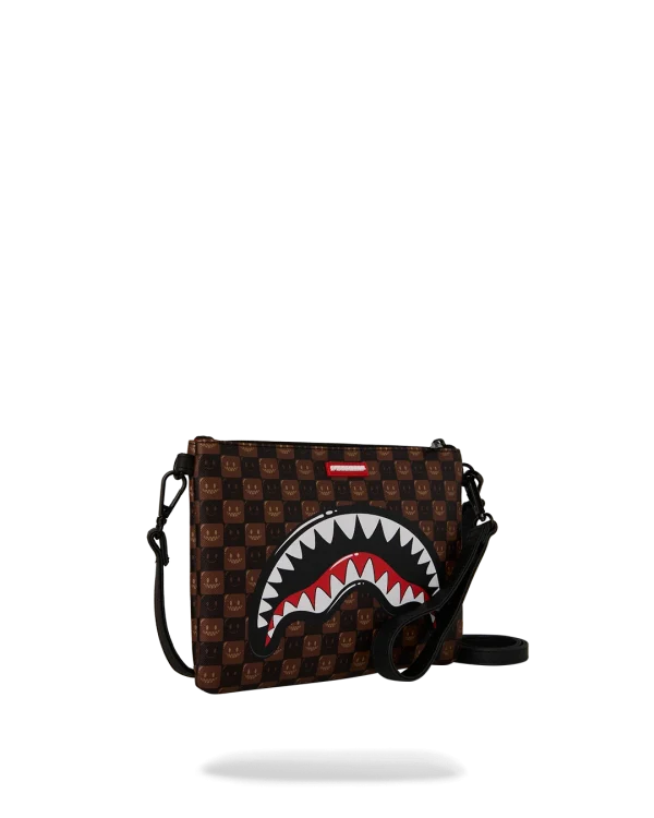 SHARKS IN PARIS GRIN & GRIND CROSSOVER CLUTCH