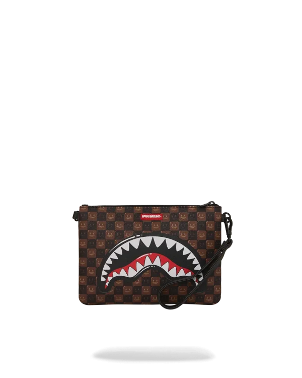 SHARKS IN PARIS GRIN & GRIND CROSSOVER CLUTCH