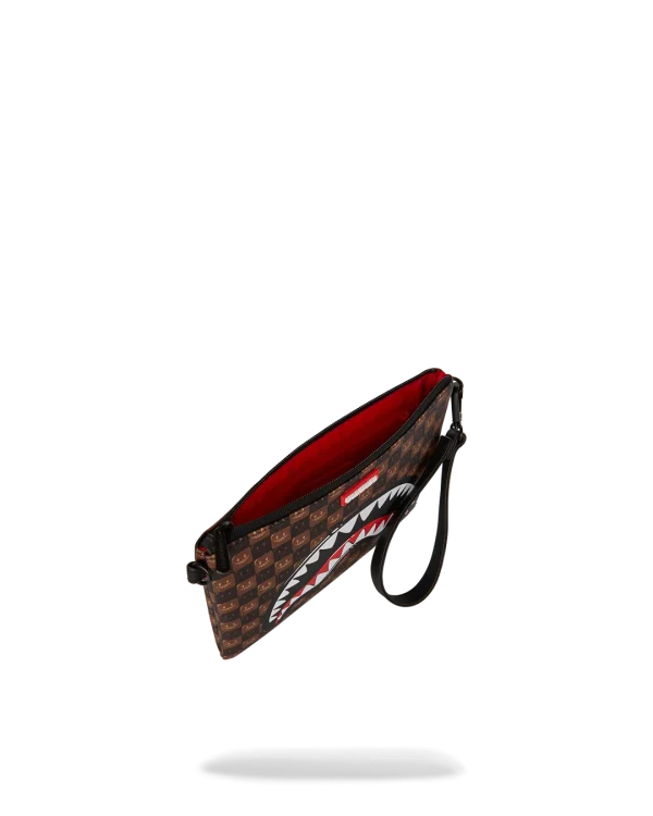 SHARKS IN PARIS GRIN & GRIND CROSSOVER CLUTCH