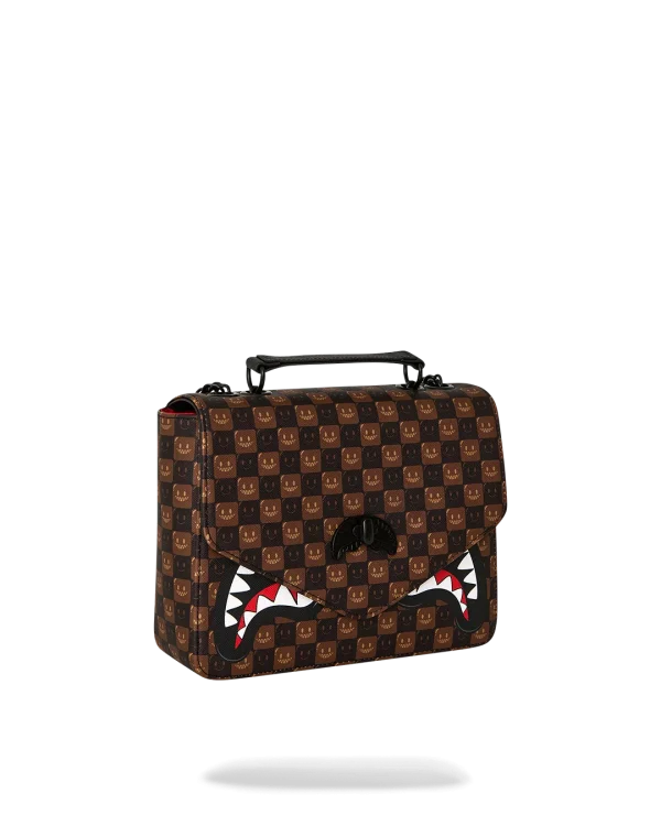 SHARKS IN PARIS GRIN & GRIND HANDBAG