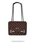 SHARKS IN PARIS GRIN & GRIND HANDBAG