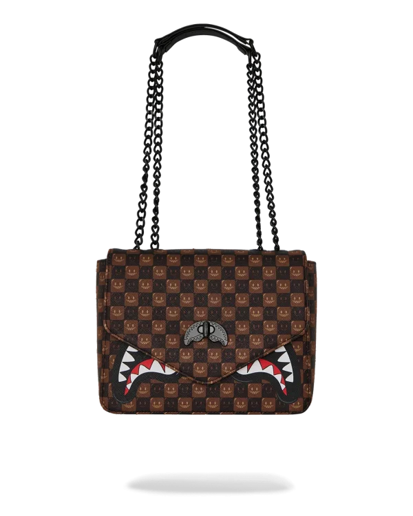 SHARKS IN PARIS GRIN & GRIND HANDBAG