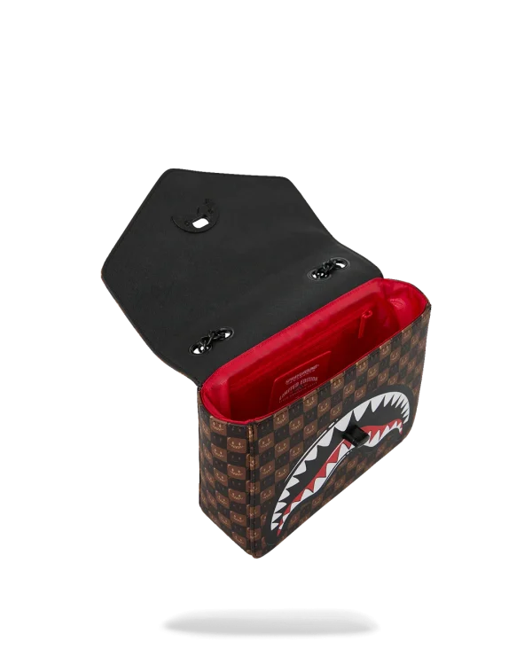 SHARKS IN PARIS GRIN & GRIND HANDBAG