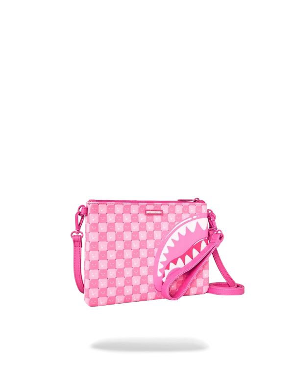 SHINOBI SHARKS IN PARIS (PINK) CROSSOVER CLUTCH