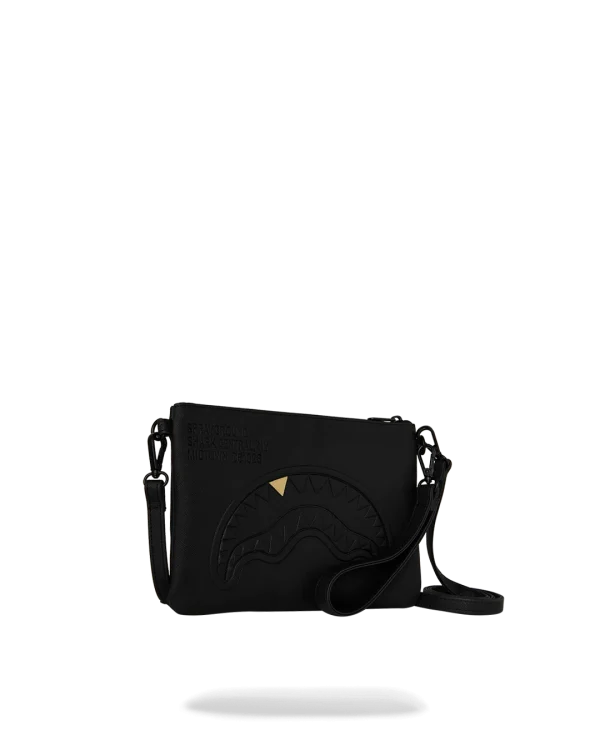 THE GOLDEN FANG SHARK CROSSOVER CLUTCH