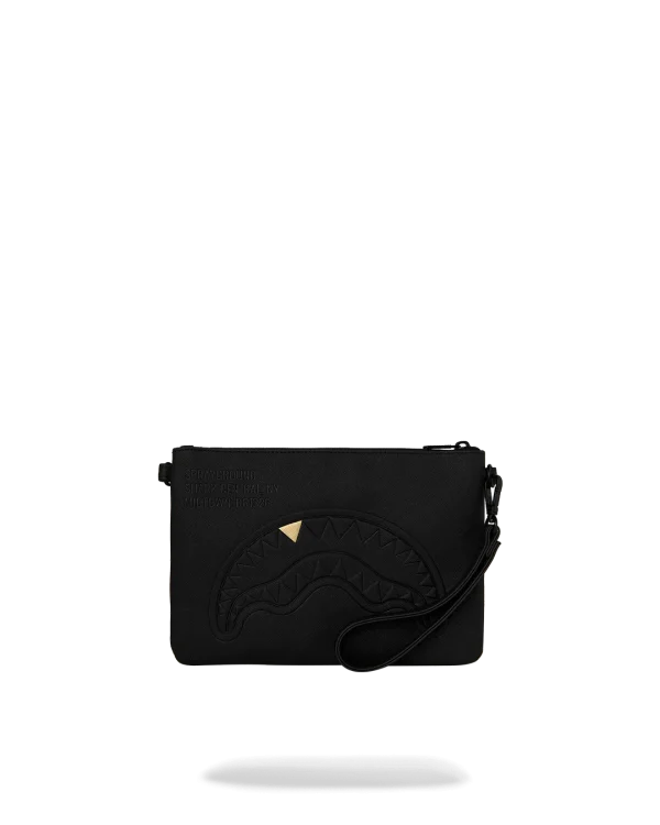 THE GOLDEN FANG SHARK CROSSOVER CLUTCH
