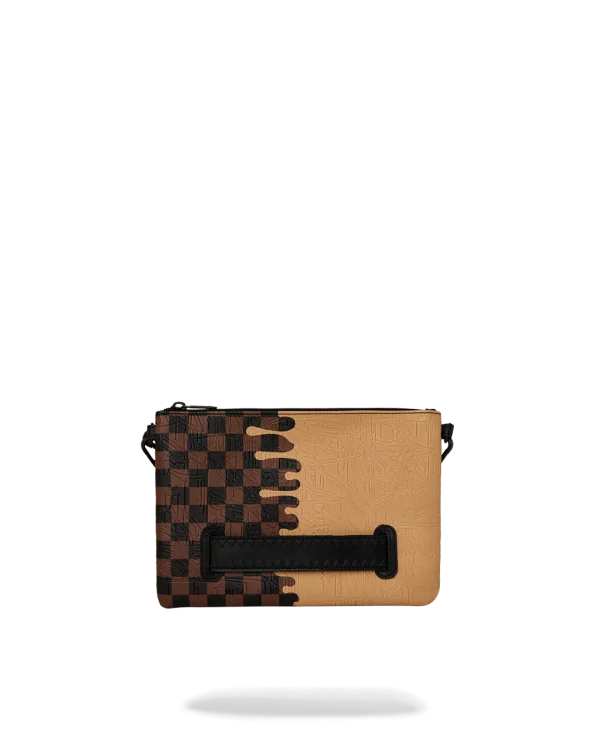 DESIGNER DRIP EFFECT CROSSOVER CLUTCH