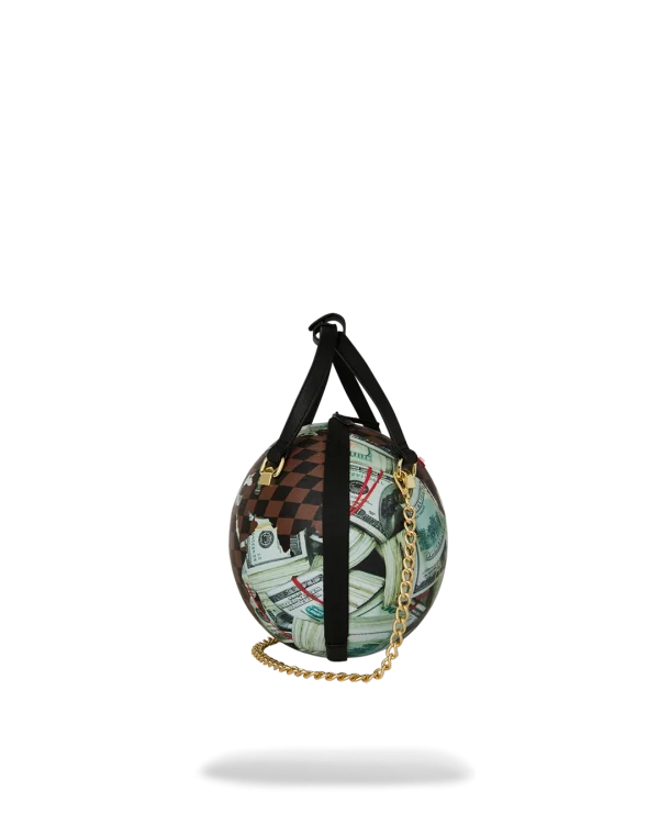 FULLY LOADED GLOBE HANDBAG