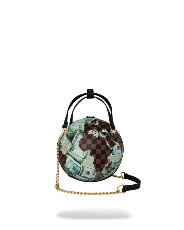 FULLY LOADED GLOBE HANDBAG