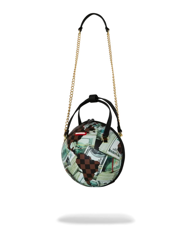 FULLY LOADED GLOBE HANDBAG