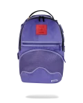 REVERSE MODE - PURPLE VELOUR TO BLACK CHECK BACKPACK