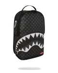 REVERSE MODE - PURPLE VELOUR TO BLACK CHECK BACKPACK